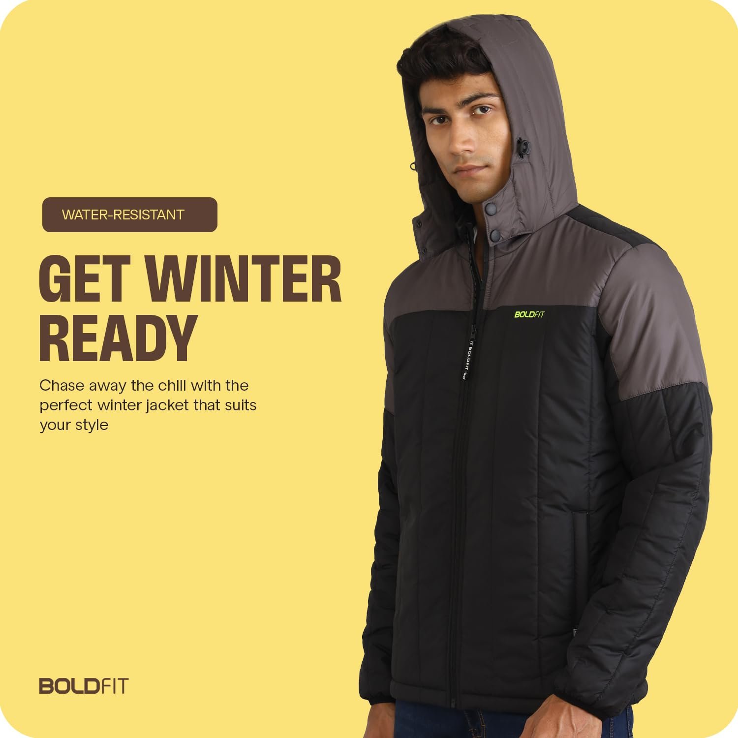 Boldfit jackets for men stylish latest puffer winter jacket for men standard length jacket man full sleeves bomber jackets for man winter wear with hoodie sweatshirt - Image 4
