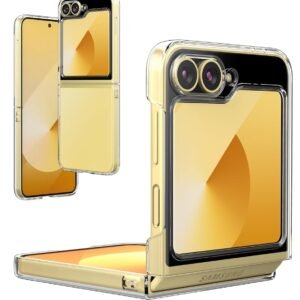 Capital P for Samsung Galaxy Z Flip 6,Samsung Galaxy Z Flip 6 Phone Case Clear Transparent TPU Shock-Absorption Flexible Cell Phone Cover for Samsung Galaxy Z Flip 6 – Transparent