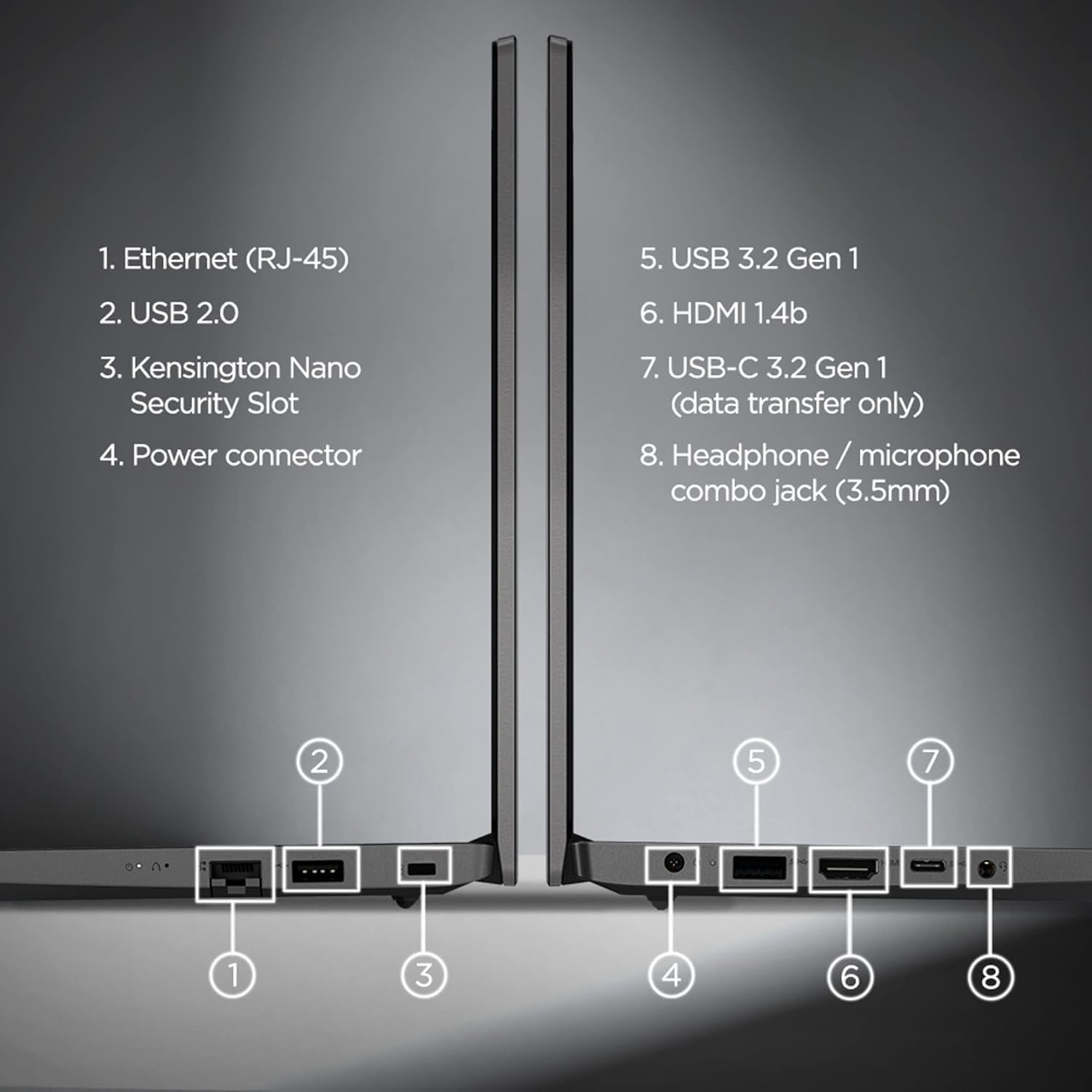 Lenovo 14 (2025), Intel Core i3 13th Gen 1315U - (24 GB/512 GB SSD/Intel UHD Graphics/Windows 11 Pro) Thin and Light Business Laptop/14.0" FHD Display/Iron Grey/1.4 kg/MS Office 2021 - Image 7