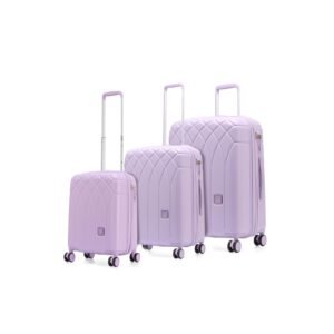 Genie Dew & Swing Trolley Bag Hard Side Travel Bag for Women, 8 Wheel Luggage Suitcase for Travelling, Cabin-Friendly, Scratch Resistant, Small Trolley Suitcase