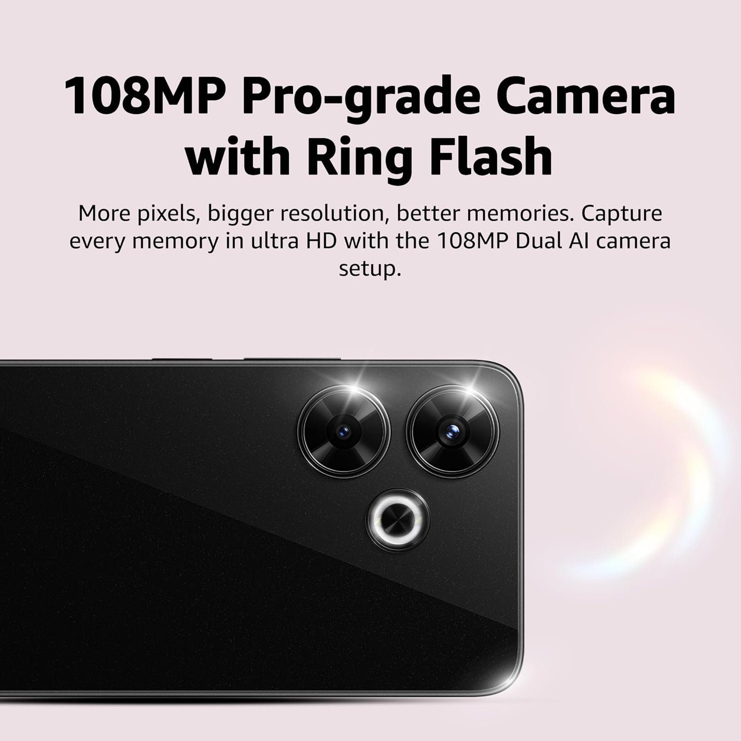 Redmi 13 5G Prime Edition, Orchid Pink, 8GB+128GB | India Debut SD 4 Gen 2 AE | 108MP Pro Grade Camera | 6.79in Largest Display in Segment - Image 4