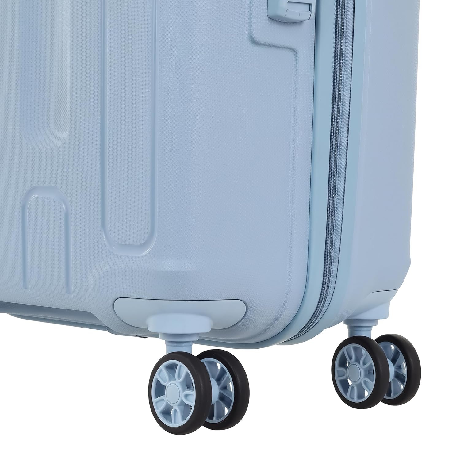 American Tourister Large Ivy 2.0-8 Wheel, 79 CM Hard PP Check-in Suitcase for Travel/Trolley Bag for Travel/Travel Bag with Combination Lock & Smooth Sliding Double Wheel - Blue Frog - Image 10