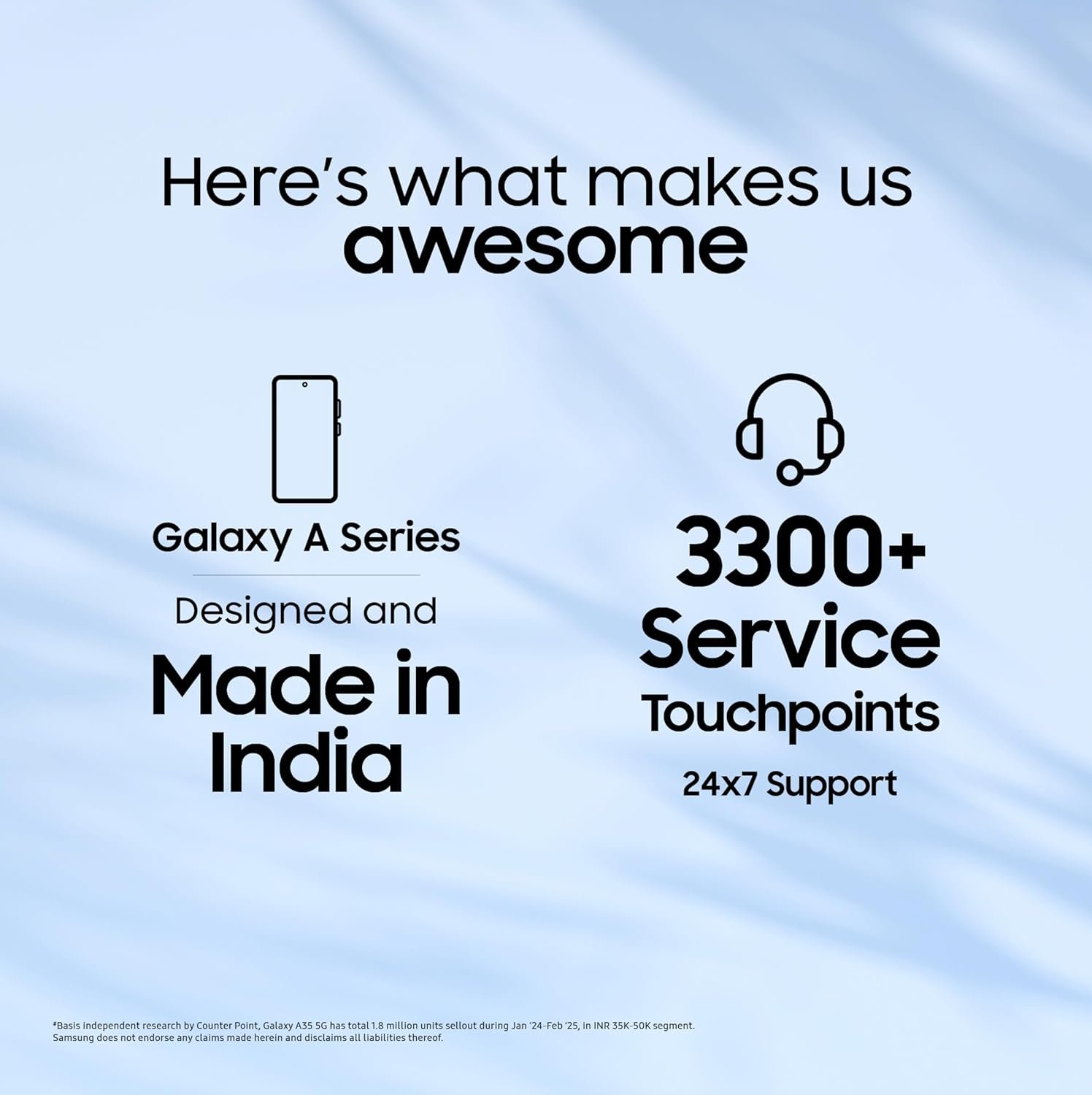 Samsung Galaxy A55 5G (Awesome Navy, 12GB RAM, 256GB Storage) | AI | Metal Frame | 50 MP Main Camera (OIS) | Super HDR Video| Nightography | IP67 | Corning Gorilla Glass Victus+ | sAMOLED Display - Image 10