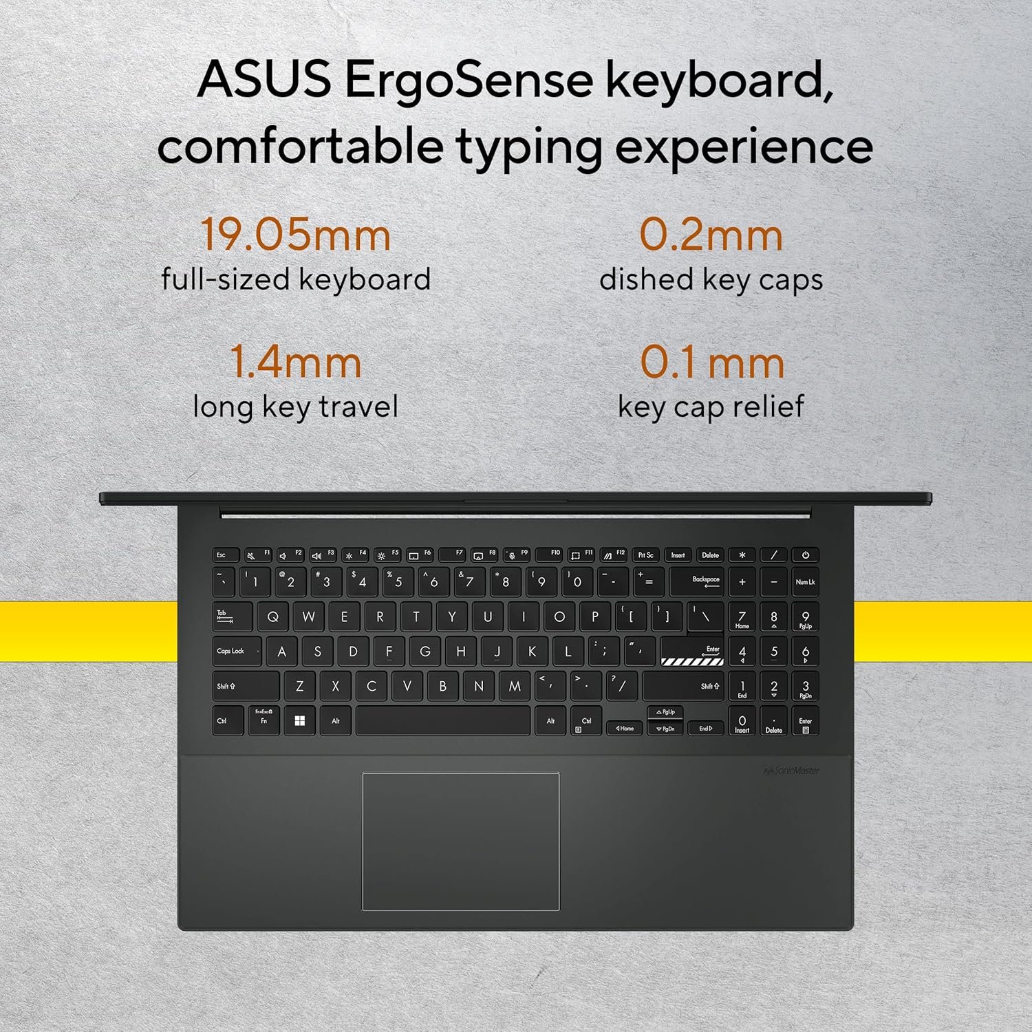 ASUS Vivobook Go 15 (2025), AMD Ryzen 5 7520U Thin & Light Laptop(16GB RAM/512GB SSD/FHD/15.6"/60Hz/Windows 11/M365 Basic (1Year)*/Office Home 2024/Backlit KB/Mixed Black/1.63Kg) E1504FA-BQ2414WS - Image 5