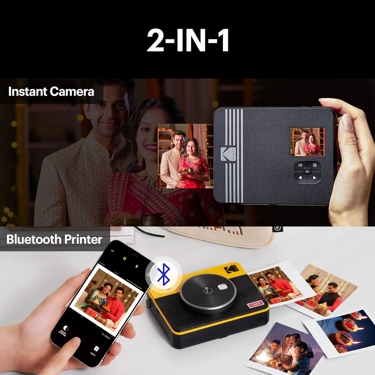 Kodak Mini Shot 3 Retro 2in1 + 68 Sheets Bundle - Image 4