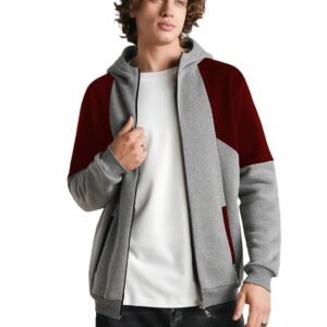 TAGDO Men’s Colorblock Split Structure Sporty Jacket (2025)