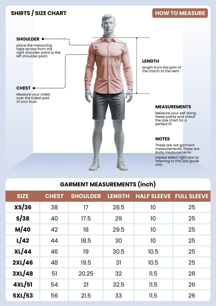 GRECIILOOKS Men’s Casual Denim Shirt's | Full Sleeve Regular Fit Jeans Shirt | Stylish Blue Denim Shirts for Men | Versatile for Everyday Wear - Image 6