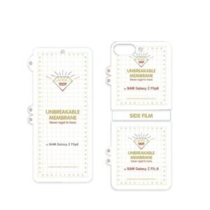 Film Screen Guard Compatible with Samsung Galaxy Z Flip6 5G for Front, Back, Fold Display & Hinge Protection, Hydro-Gel Membrane Full Coverage Screen Protector, Clear Transparent