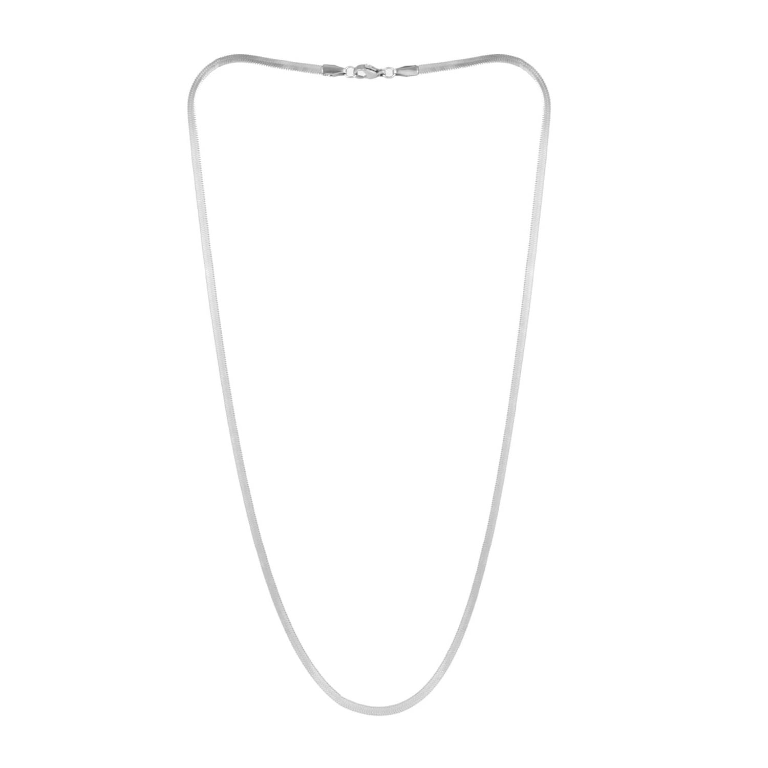 VAMA FASHIONS Anti Tarnish 22 Inch Men’s Stainless Steel Chain Necklace 3mm Waterproof Hypoallergenic Silver Chain for Men & Boys Durable Everyday Fashion Jewelry Gift - Image 6