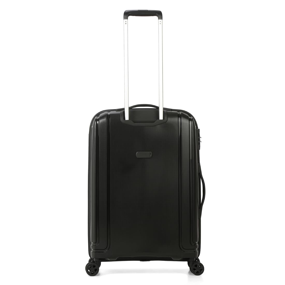 Delsey Paris Brisban 66 cms Medium Size Check-in Polypropylene Hard Sided 8 Wheels Spinner Suitcase/Trolley Bag for Travel with TSA Lock- Black - Image 4