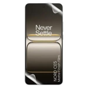 Matte Finish Screen Protector for OnePlus Nord CE5 | Anti-Glare OnePlus Nord CE5 5G Screen Guard| Self-Healing, Anti-Fingerprint, Full Coverage, Flexible Matte Screen Film – Matte