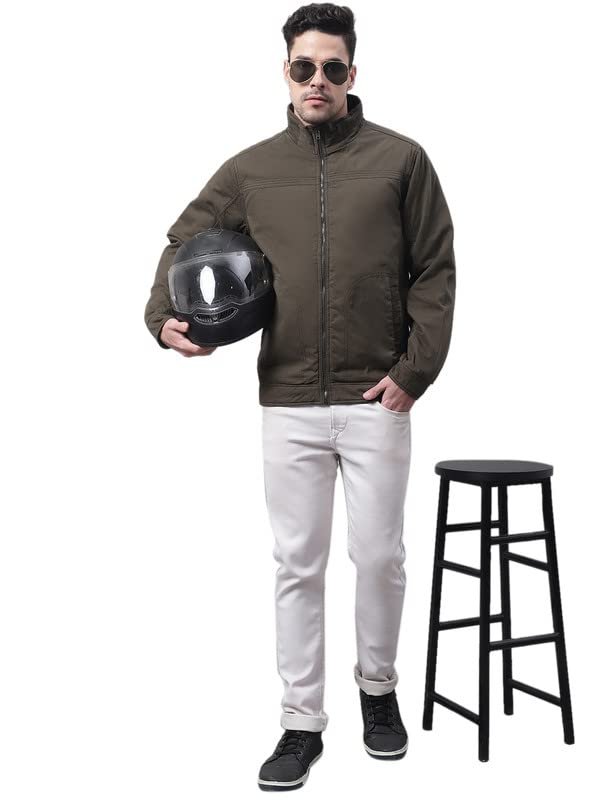 Cantabil Men Olive Jacket (P_MJKT00081_OLIVE) - Image 5