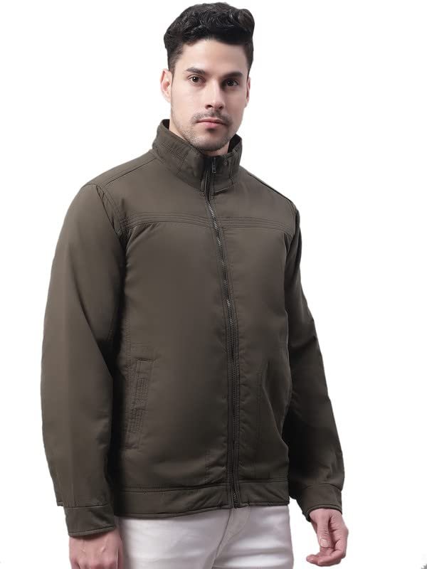 Cantabil Men Olive Jacket (P_MJKT00081_OLIVE) - Image 4