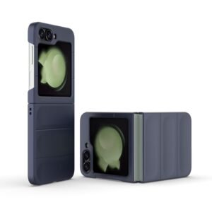 CasodonHard PC Back Cover Case for Samsung Galaxy Z Flip 6 5G, Shockproof Military Grade Protection, Polycarbonate Hard Case for Samsung Galaxy Z Flip 6 5G Back Cover [PC|Blue]