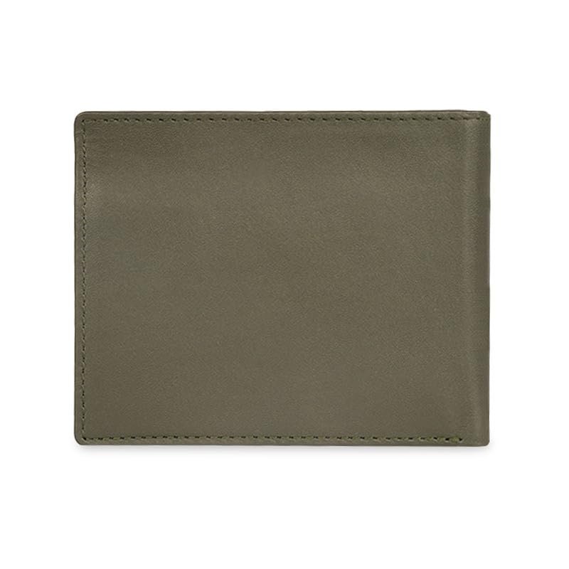 UNITED COLORS OF BENETTON Men RFID Protected Savile Global Coin Wallet - Olive, No. of Card Slot: 4 | Embossed Global Coin Wallet with Side Closure | Leather - Image 3