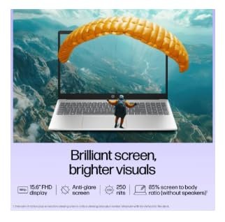 HP 15-fd0668TU Thin & Light Laptop | 13th Gen Intel Core i3-1315U, 16GB RAM, 512GB SSD 15.6" FHD Display, Windows 11 Home, MS Office, Natural Silver - Image 4