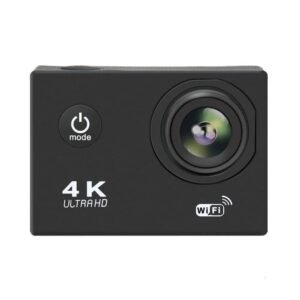 AUSHA® 16MP 4K HD Digital Action Camera Supports HDMI & Wi-Fi Camera for Photography Wide Angle Display Vlogging Camera Waterproof up to 30m WiFi Sports Camera, Black