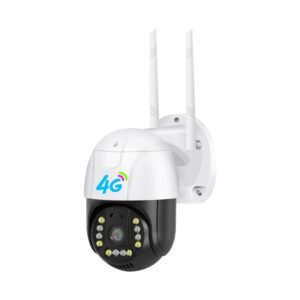 TECHNOVIEW 4G Sim Support PTZ 5MP White LEDs Auto Tracking | Motion Detection | Two-Way Audio | 355° | Night Vision | All Weather Proof | Indoor/Outdoor Security Camera – V380 App (4G PTZ)