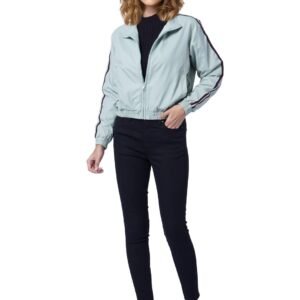 ONLY Women Blue Colourblocked Sporty Jacket