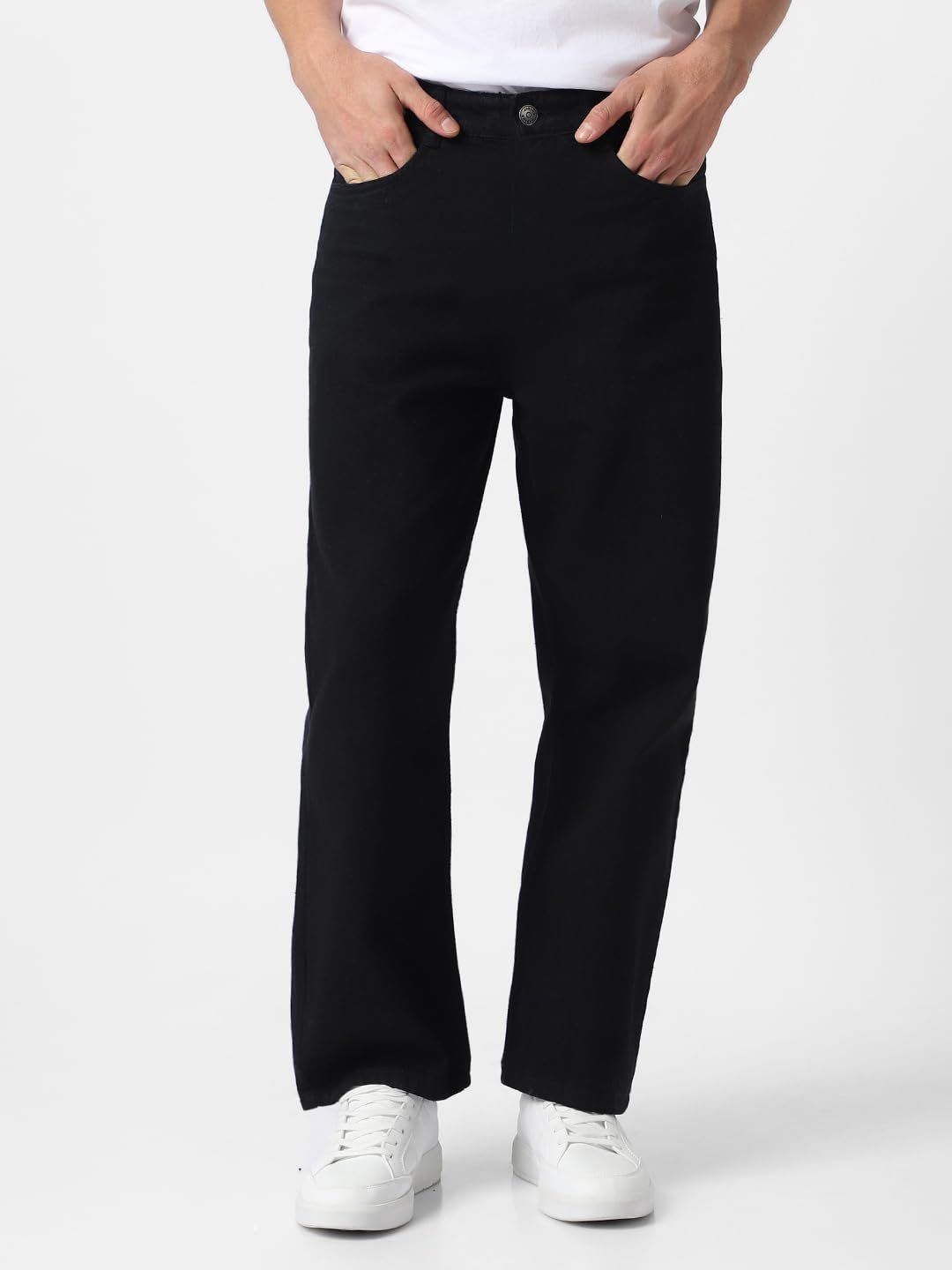 Urbano Fashion Men's Loose Mid Rise Jeans - Image 3