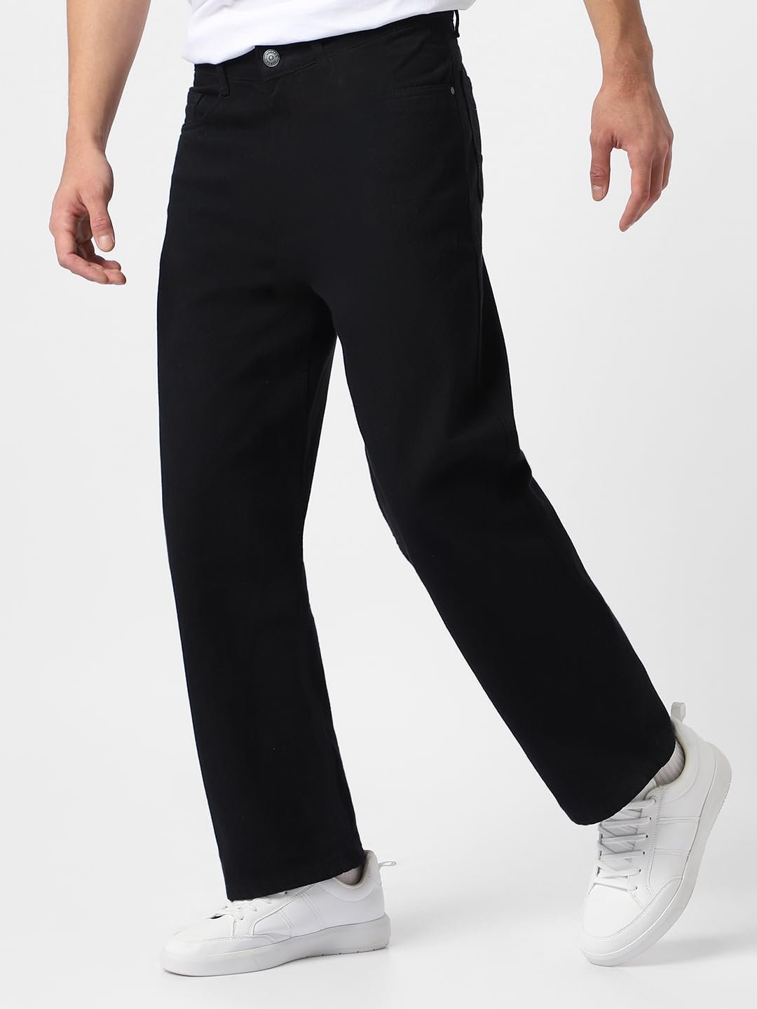 Urbano Fashion Men's Loose Mid Rise Jeans - Image 4