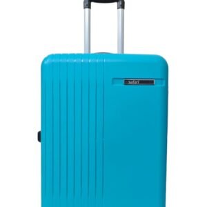 Polypropylene Hard Shell 8 Wheels 360 Degree Safari Xylo Medium 24 Inch Trolley Bag with TSA Lock, Teal Green and 7.5 Years Warranty