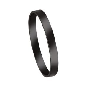 Yellow Chimes Kada Bracelets for Men Stainless Steel Black Kadaa Bracelet for Men and Boys.