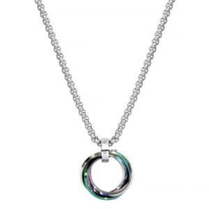 Silver Chain for Man, Necklace for Men, Stylish Neck Chain for Boys, Anime Accessories, Locket for Men, Fashion Jewelry