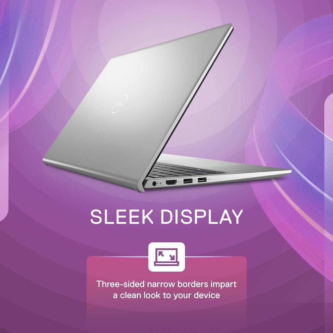 Dell Vostro 13th Gen Laptop Intel, Intel Core i3-1305U, 15.6" FHD 120Hz 250 nits Narrow Border Display, 16GB DDR4 RAM, 512GB, Intel UHD Graphics, Win 11 + Office H&S 2024, Titan Grey, 1.66Kg - Image 4