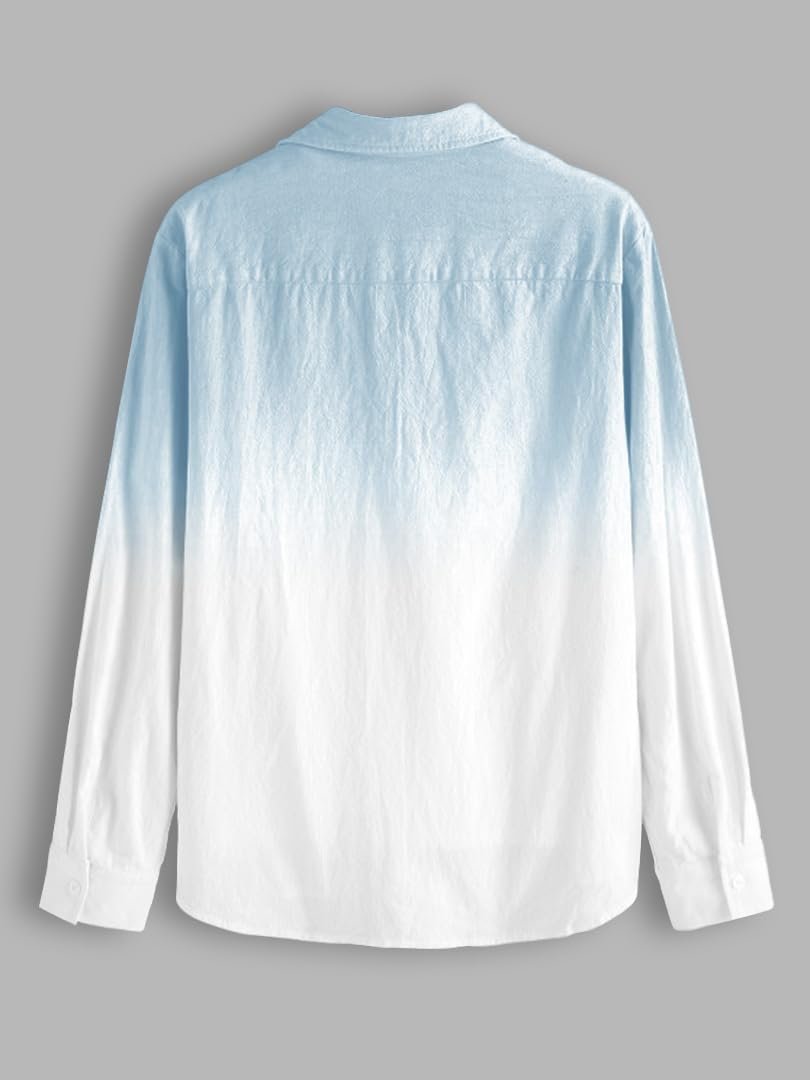 BE ACTIVE Men's Solid Slim Fit Cotton Casual Shirt || Men Stylish Shirt || Spread Collar & Full Sleeves - Image 3