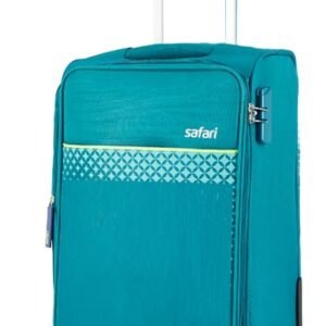 Safari Polyester Trolley Bag, 67cm, Green Color,Telescopic Handle, Lightweight, Expandable