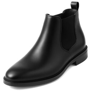 Kraasa Men’s Slip On Fashion Chelsea Boots | High Tops, Soft Cushioned Insole, Comfortable Fit, Trendy, Stylish Boots