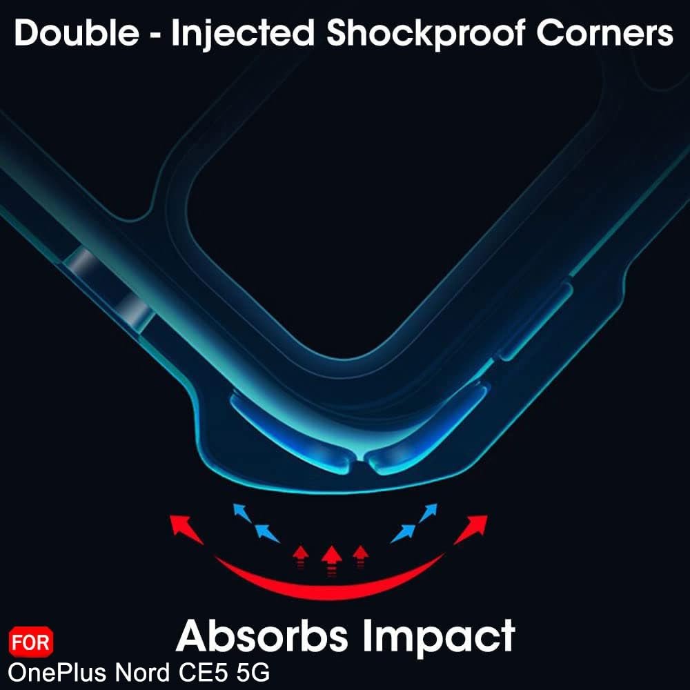 TheGiftKart ShockProof Crystal Clear Back Cover Case for OnePlus Nord CE 5 5G | 360 Degree Protection | Protective Design | Transparent Back Cover Case for OnePlus Nord CE5 5G (PC & TPU, Black Bumper) - Image 7