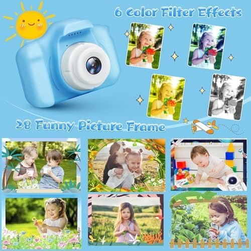 TOYTONIC Small Camera for Kids – Mini Digital Photo & Video Camcorder with Built-in Games – Fun & Learning Camera for Children – Creative Gift for Boys & Girls Age 3–12 - Image 4