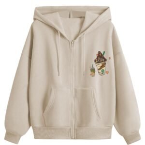 Tagas Women’s Solid Zipper Hooded Sweatshirt|Zip Up (Hoodie) for Womens|