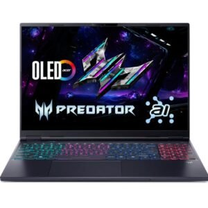 acer Predator Helios Neo16S AI, Intel Ultra 7 255HX Processor,RTX 5060-8 GB GDDR7,16 GB/1 TB, WQXGA OLED, 16.0"/40.64 cm, 240Hz, Win 11 Home,Abyssal Black,2.3 kg,PHN16S-71,RGB KB,Gaming Laptop