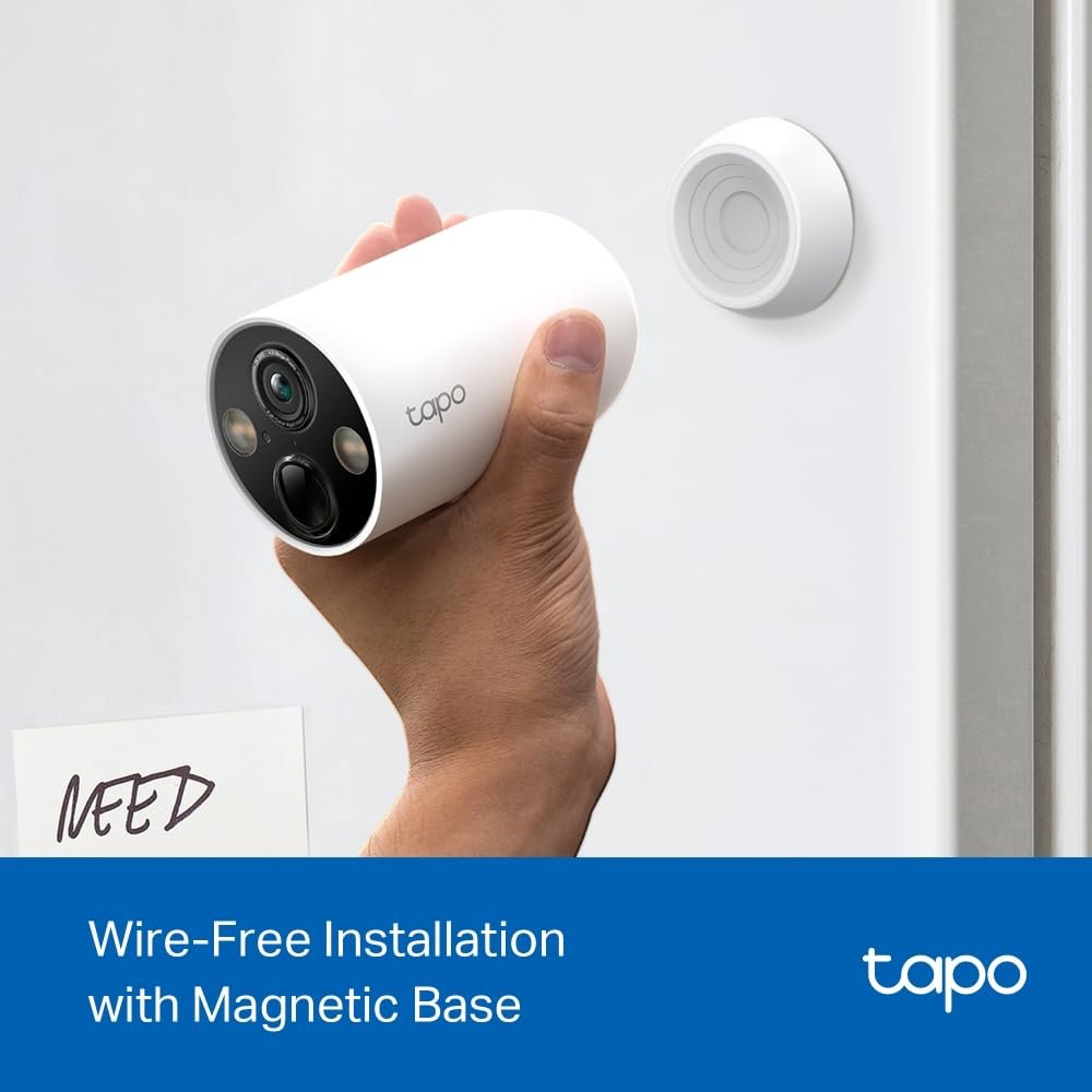 Tapo C425, Wire-Free MagCam, Indoor/Outdoor 2K QHD 4MP 1440p Battery Powered Smart Security Camera, Magnetic Mount, Starlight Color Night Vision, Person/Pet/Vehicle Detection, SD/Cloud Storage - Image 5