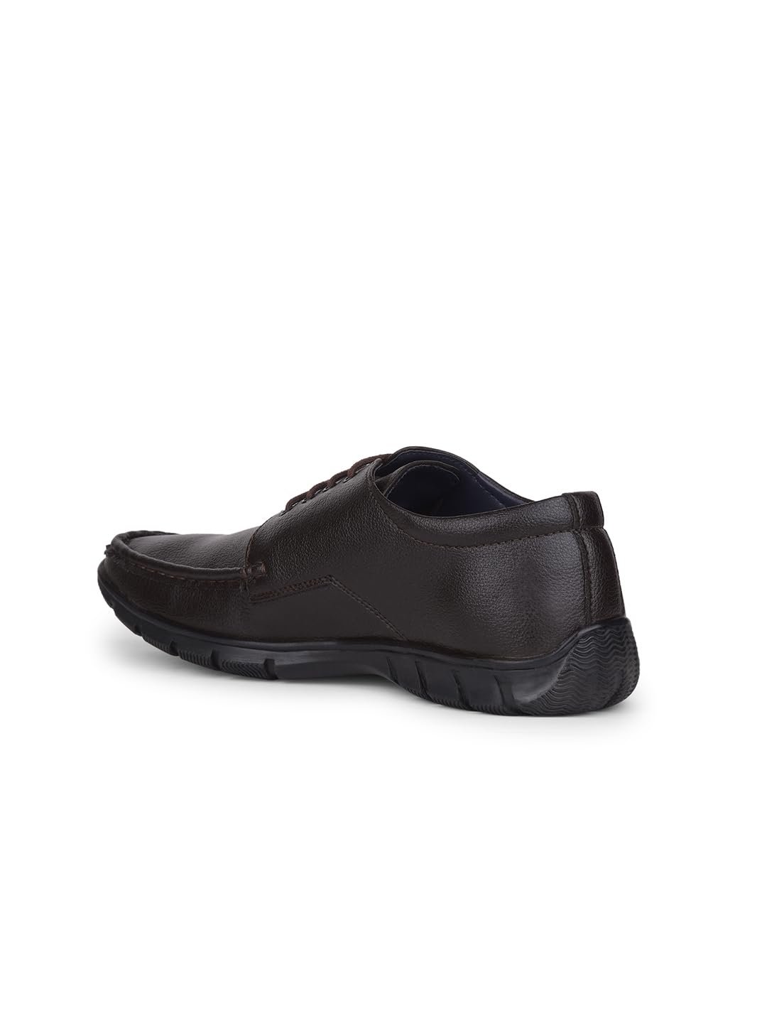 Bata Men Formal Derby Shoes - Brown - Image 4