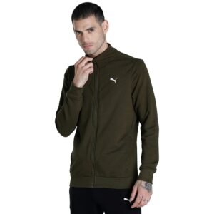 Puma Men Cotton Blend Standard Length Jacket
