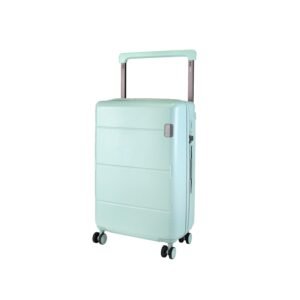 Safari Select Horizon 67 Cm Medium Check in Wide Handle Trolley Bag with TSA Lock, Dual Wheels with 360 Degree Rotation and Anti-Theft Zipper, Luggage Bag, Suitcase for Travel, Sea Foam