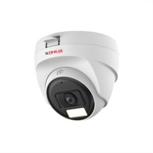 CP PLUS 5MP Dome CCTV Camera | Outdoor Analog Security Camera | Full-Color Night Vision with Smart IR & Warm Light | Built-in Mic | Active Deterrence | 4-in-1 AHD/TVI/CVI/CVBS | CP-URC-DC51PL3C-L-V2