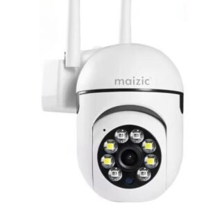 Maizic Smarthome Mini Fox Ptz 5 MP FHD WiFi Indoor CCTV Camera with Color Night Vision, Two Way Audio, Motion Detection, Multi Users View and Memory Card Support (Up to 128 GB)