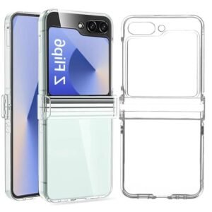 Colorcase Transparent Hard Light Weight Protective Case for Samsung Galaxy Z Flip 6 (5G) – Transparent