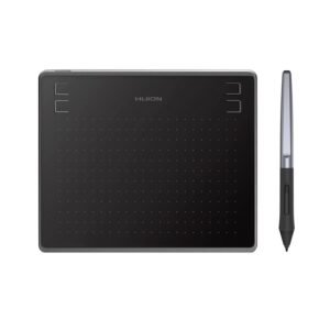 HUION HS64 Graphics Drawing Tablet Battery-Free Stylus Android Windows macOS with 6.3 x 4 inch Working Area Pen Tablet for Linux, Mac, Windows PC and Android (HS64, 6.3 x 4 inch), Black