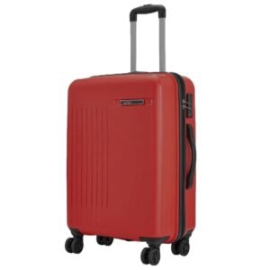 Lancer Plus Maroon Trolley Bag Cabin, Medium, Large Size | Durable, Stylish Travel Luggage for Business & Leisure | Lightweight, and Spacious