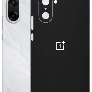 AtOdds Mobile Skin Sticker Wrap | Compatible for ONEPLUS NORD CE5 (5G) | Scratchproof Matte Finish | Full Coverage for All Sides & Camera Protection (Matte Black)