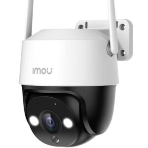 Imou 3MP 1296p CCTV Wi-Fi Pan&Tilt Security Camera, Smart Color Night Vision 30M, Two-Way Talk, Human Detection, Alarm Notification, Works with Alexa, IP66 Waterproof, Supports SD Card up to 512GB