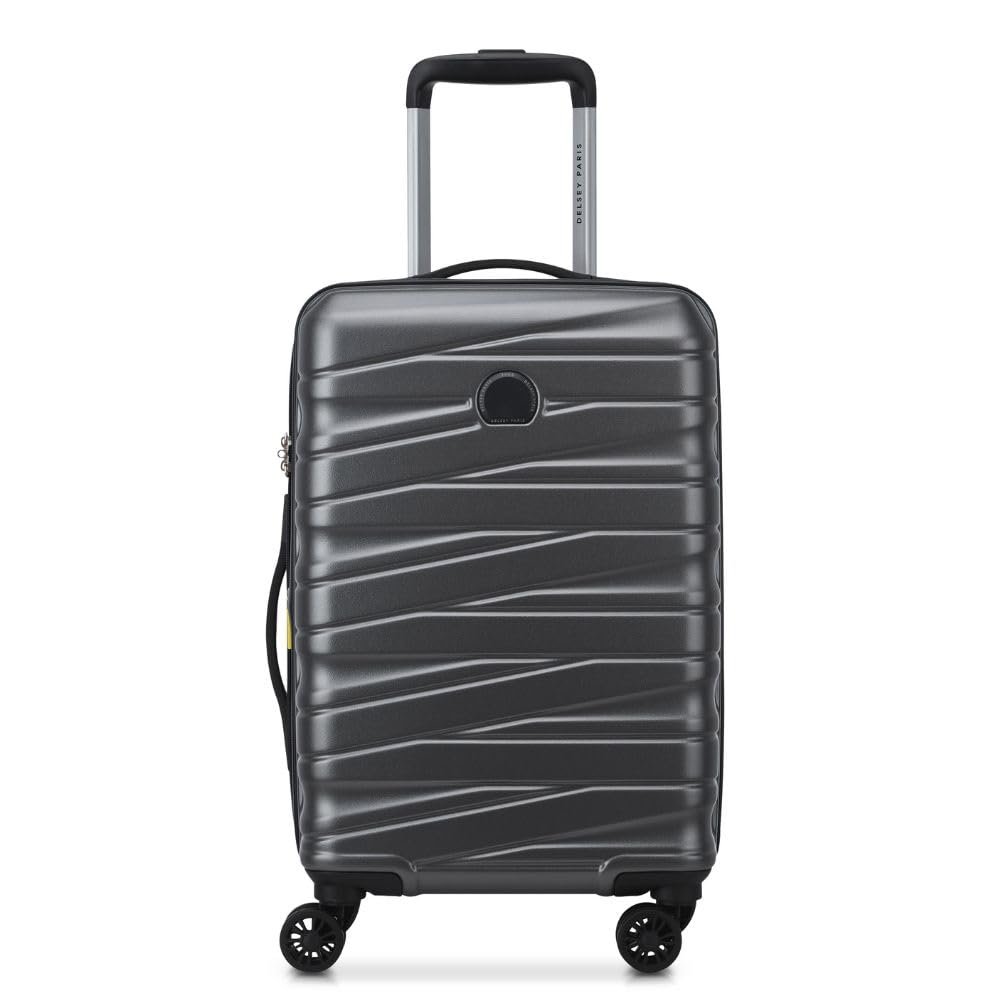 DELSEY PARIS Tiphanie 66 Cm 4 Double Wheel Polycarbonate Medium Graphite Hard Suitcase