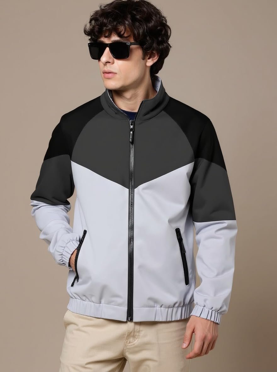 TOUGHTEES Mens Stylish Jacket Trendy Casual & Outerwear for Winter Travel & Daily Use Comfortable & Durable Mens Jacket - Image 2
