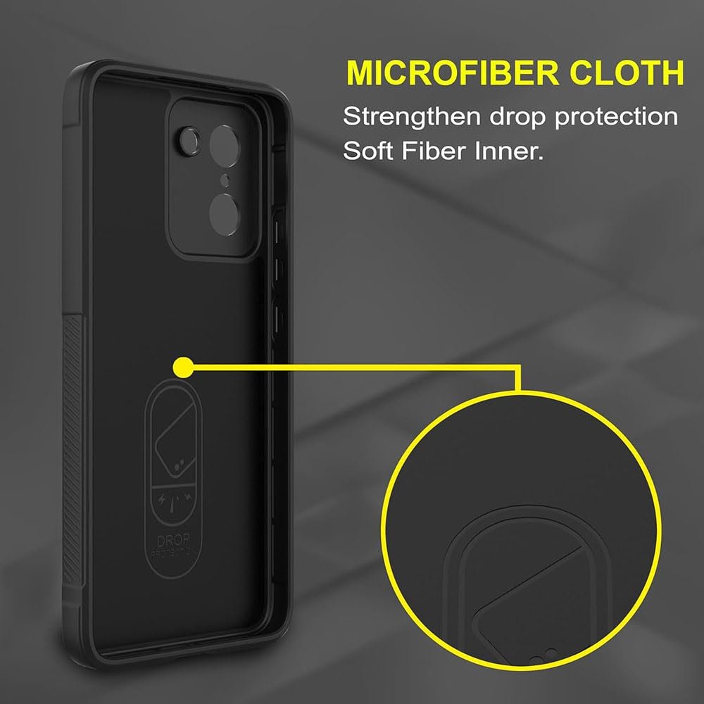 Amazon Brand-Solimo Mobile Cover for OnePlus Nord CE5 5G | Full Camera Protection | Liquid Silicon Case | Flexible Bumper Case for OnePlus Nord CE5 5G (Black) - Image 6